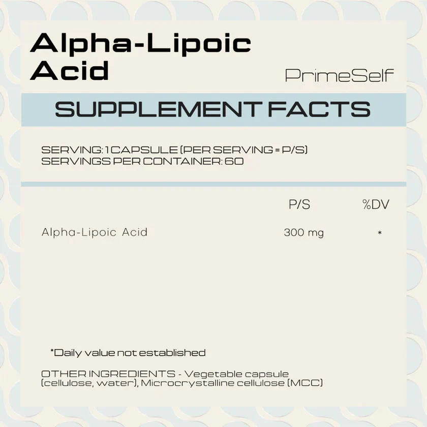 Alpha-Liopic Acid PrimeSelf
