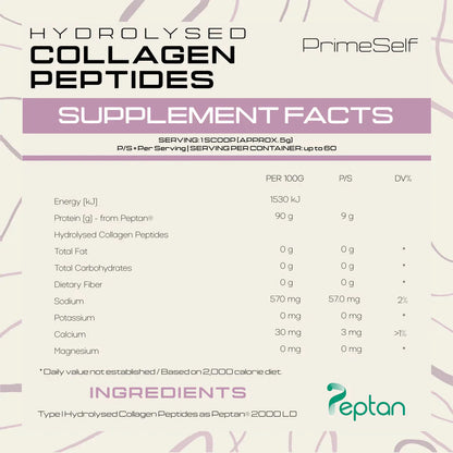 Hydrolyzed Collagen Peptides PrimeSelf