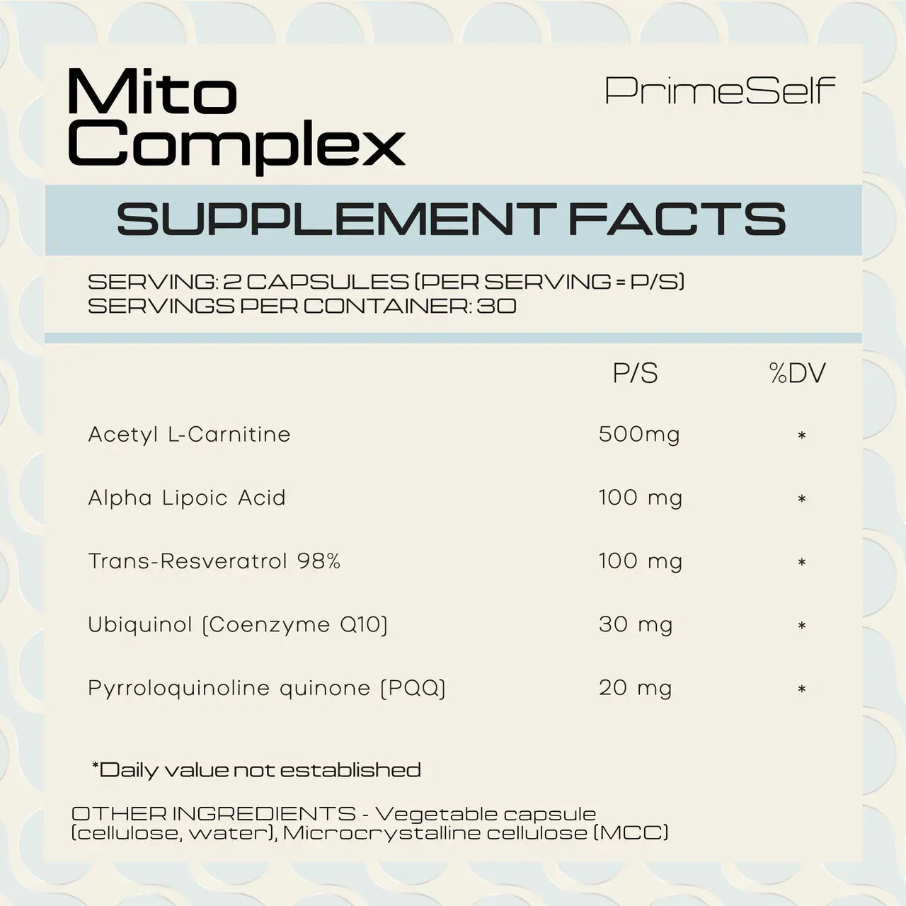 Mito Complex PrimeSelf