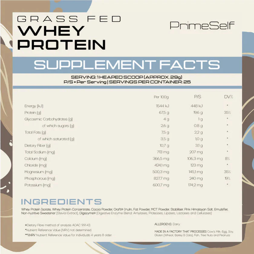 Grass-Fed Whey Protein PrimeSelf